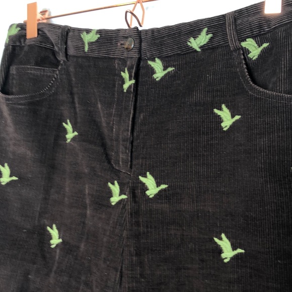 J. McLaughlin Pants - J. McLaughlin embroidered ducks pants
